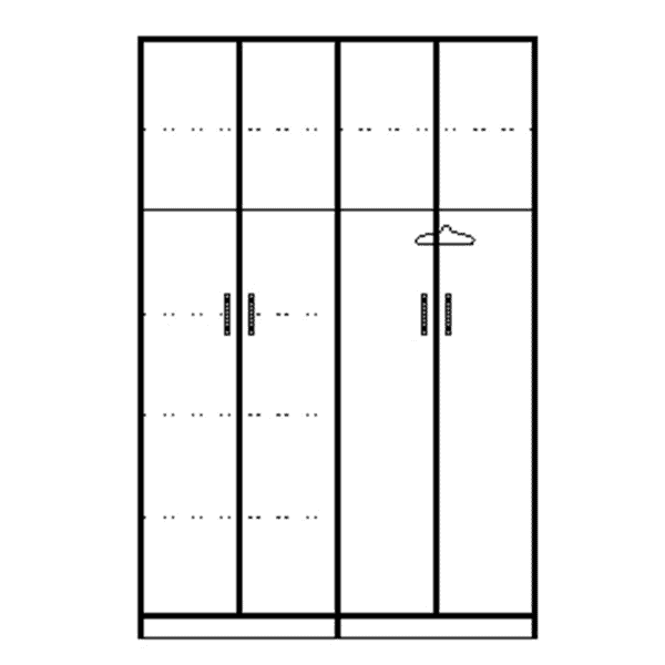 ארון 4 דלתות דגם R0085 ר.א