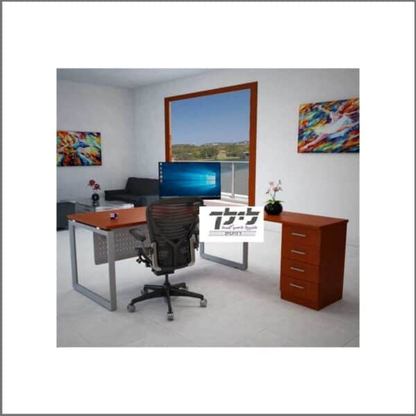 שולחן כתיבה-מחשב פינתי גדי 27 כולל שלוחה