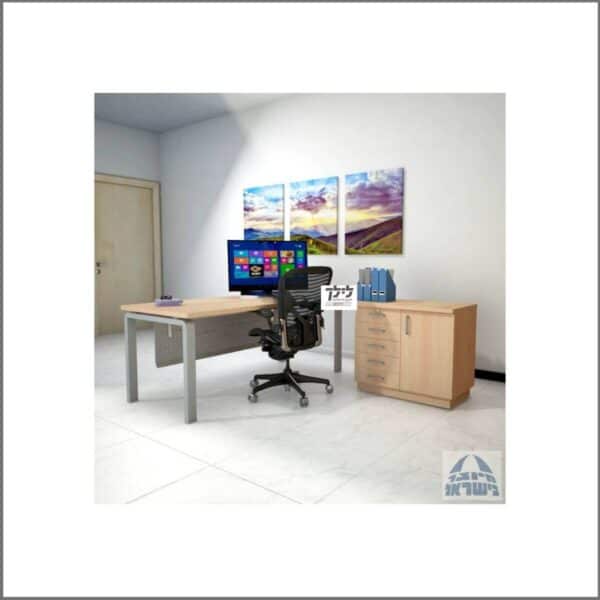 שולחן כתיבה-מחשב פינתי גדי 31 כולל שלוחה