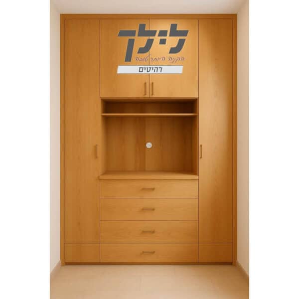 ארון 4 דלתות משולב טלוויזיה דגם 927 ג'בר תמונה 3