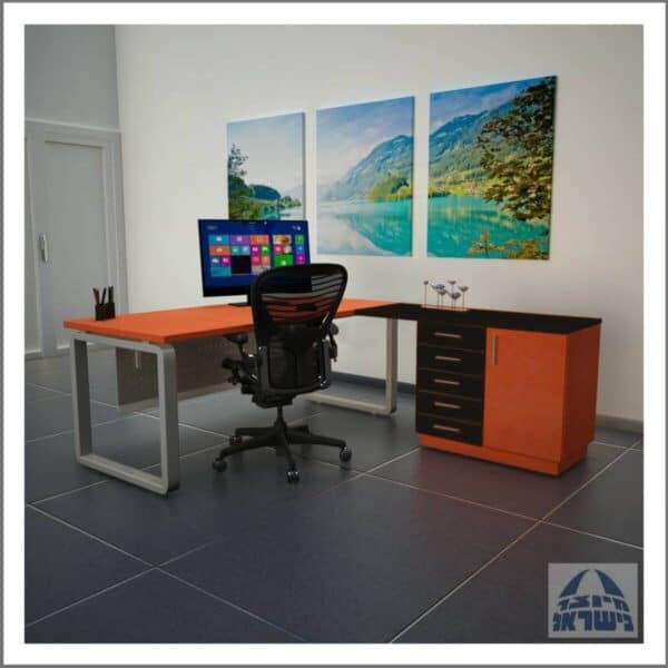 שולחן כתיבה-מחשב פינתי גדי 59 תמונה נוספת