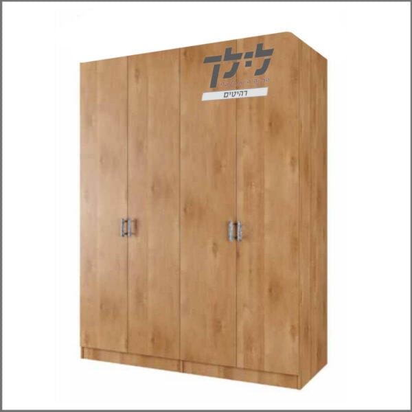 ארון 4 דלתות נמוך דגם אסף ג'בר